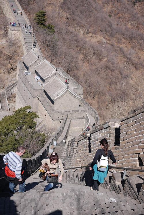 Gran Muralla China - pendientes de bajada