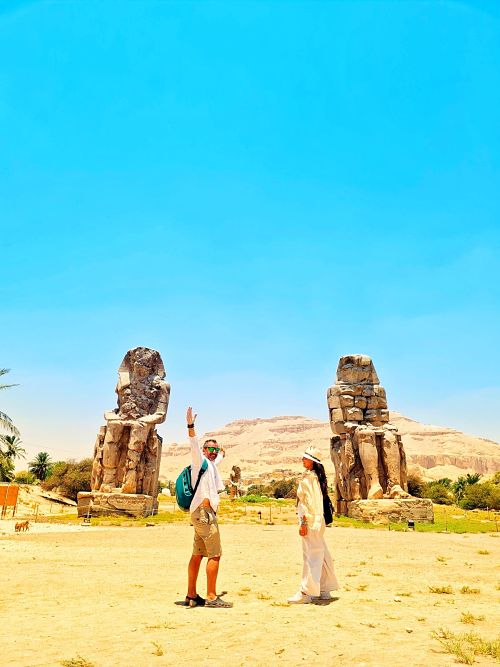 Qué visitar en Egipto en una semana - colosos de Memnón