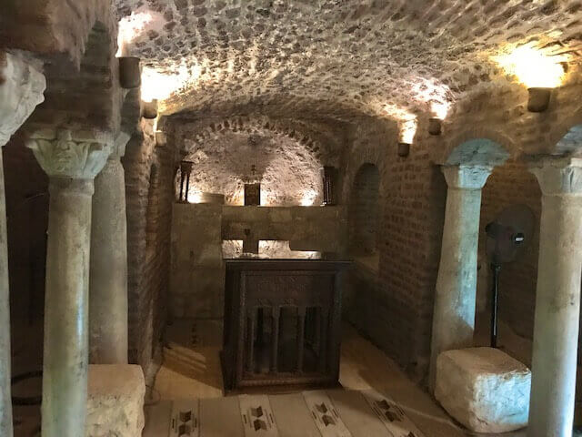Que ver en El Cairo - Cripta de iglesia de San Sergio y San Baco