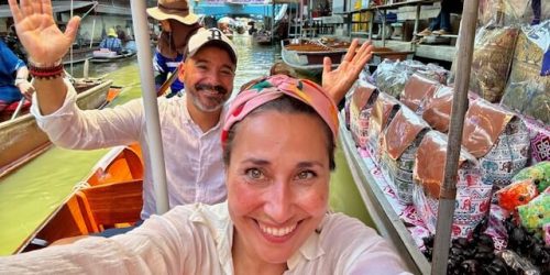 mercado flotante bangkok