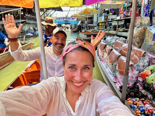mercado flotante bangkok