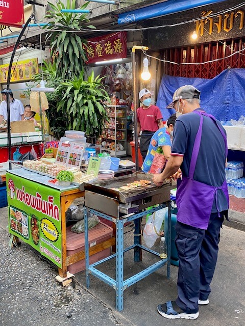 Viajar a Tailandia la primera vez - comida callejera