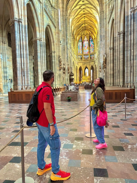 qué ver en Praga en un fin de semana - Interior de la catedral de San Vito