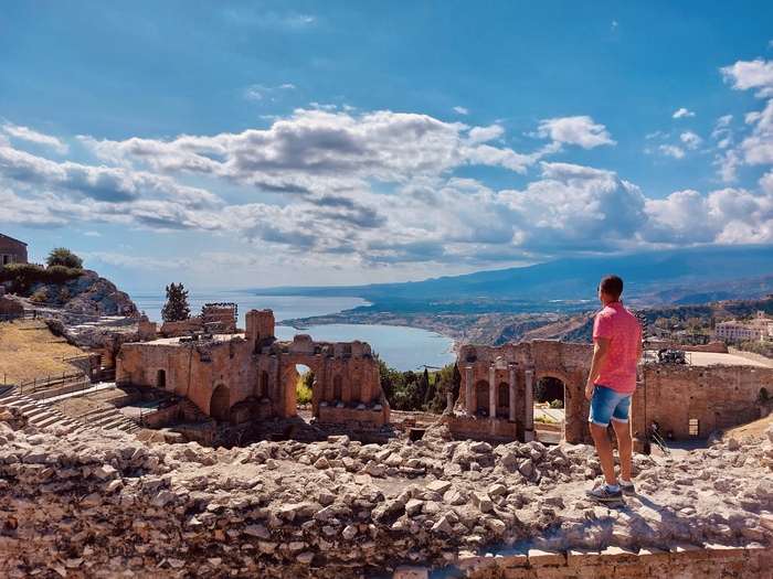 Ruta por Sicilia en coche - Teatro Griego de Taormina