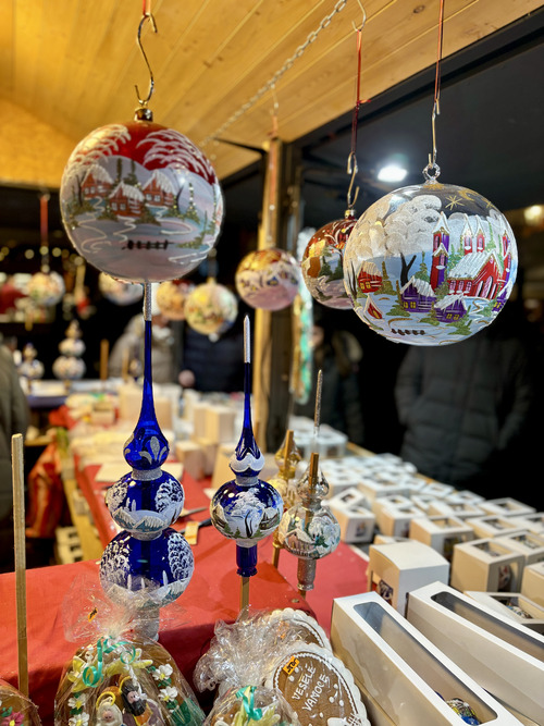 Mercados navideños de Praga - regalos y decoración de Navidad