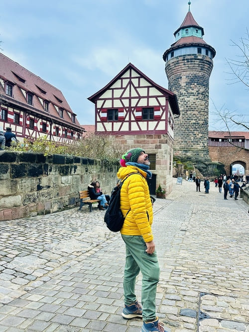 Qué ver en Núremberg en un día - patio del castillo
