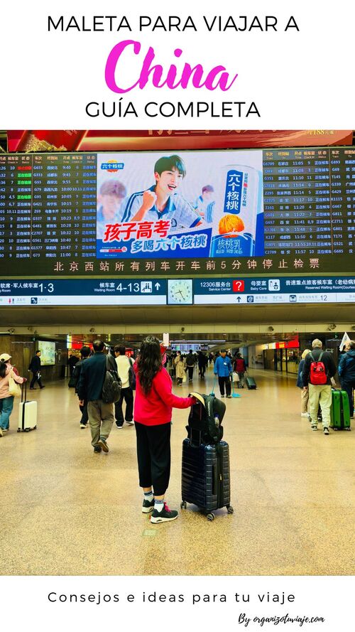 qué meter en la maleta para viajar a china