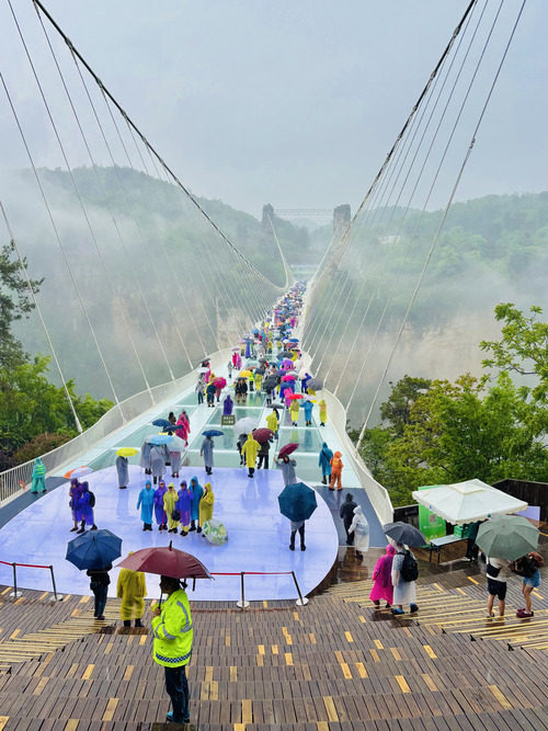 qué ver en Zhangjiajie - puente de cristal del Gran Cañón