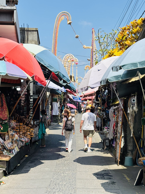Qué hacer en Ubud en 1 día - compras en mercadillos
