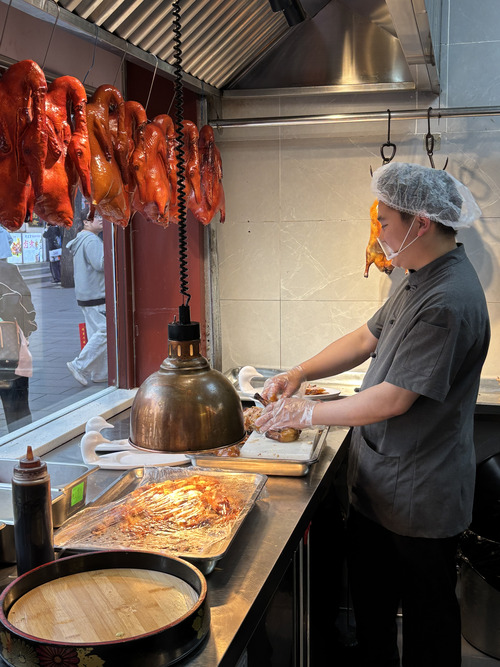 Dónde comer en Pekín - pato laqueado
