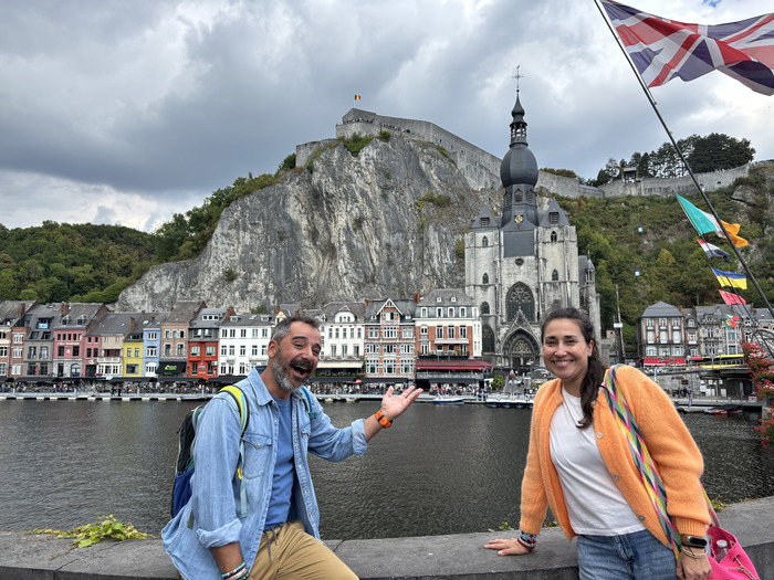 qué ver y hacer en Dinant - panorámica de las Letras de Dinant
