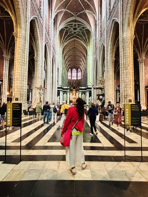 Qué ver en Gante - interior catedral de San Bavón