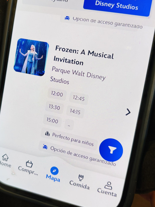 Disneyland París con niños - app móvil