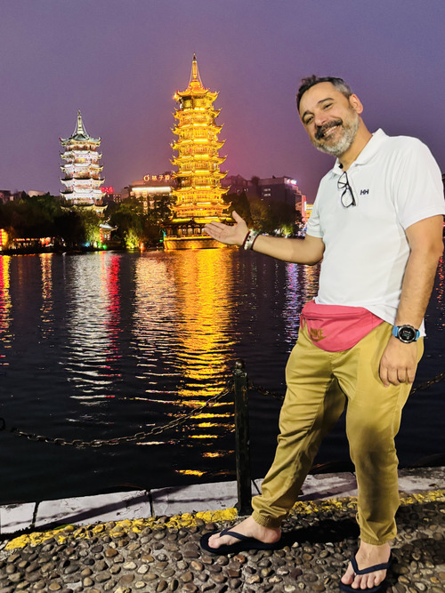 Qué ver en Guilin - Pagodas del Sol y la Luna
