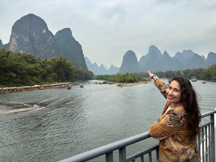 crucero por el río Li de Guilin hasta Yangshuo - paisaje 20 yuanes