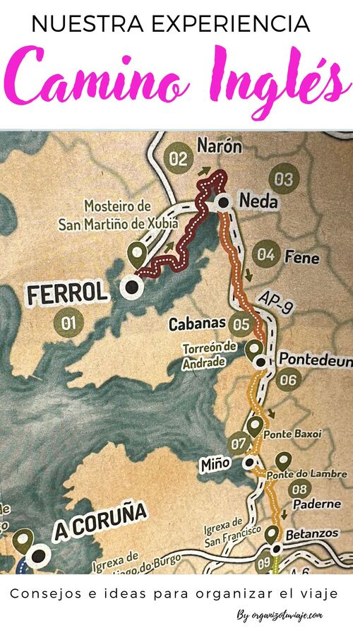 cómo hacer el camino inglés desde ferrol. nuestra experiencia
