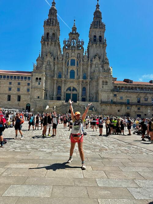 Camino Inglés desde Ferrol - llegada a Santiago